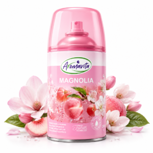 Rezervă spray odorizant pentru aparat automat, Aromavita® Magnolia, 250 ml