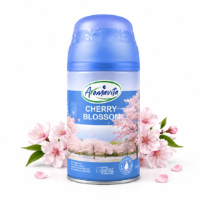 Rezervă spray odorizant pentru aparat automat, Aromavita® Cherry Blossom, 250 ml