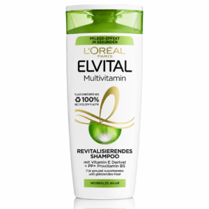 Șampon revitalizant L’Oréal Paris Elvital Multivitamin, pentru păr normal, 300 ml