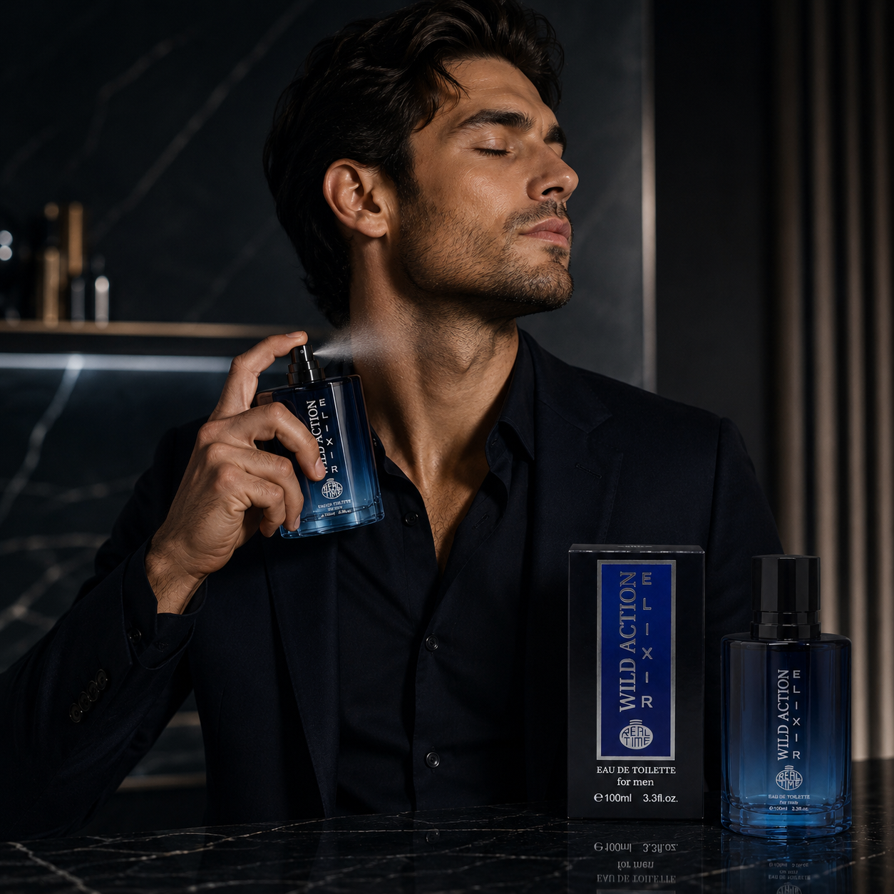 Apă de toaletă pentru bărbați WILD ACTION, EDT, 100 ml - imagine 2