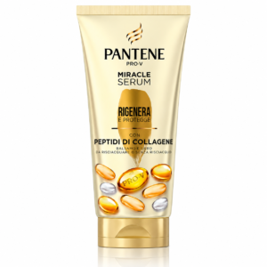 Balsam-ser pentru păr Pantene Pro-V Miracle Serum cu peptide de colagen, regenerare și protecție, 150 ml