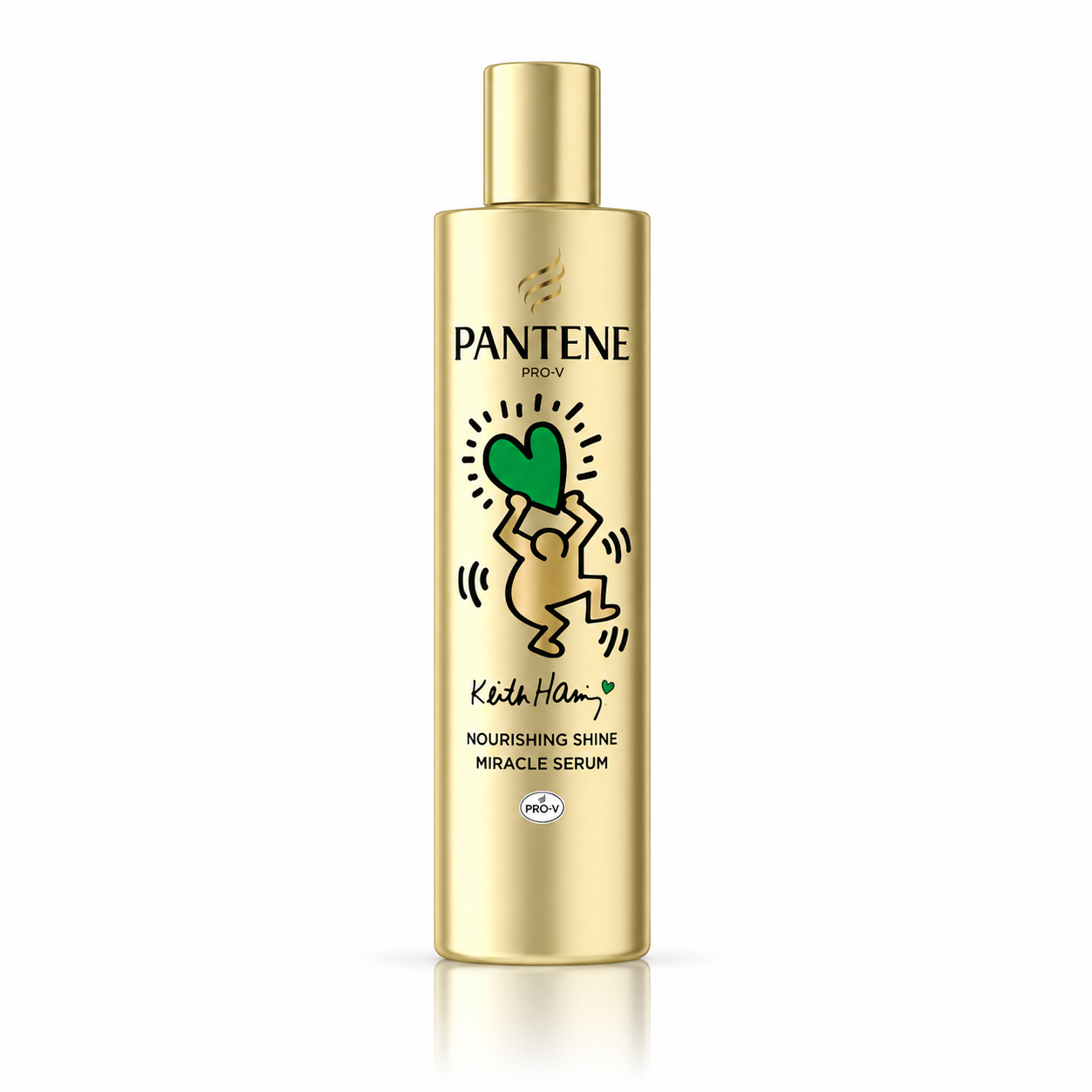 Șampon pentru păr rebel și dificil de disciplinat, Pantene Pro-V® Keith Haring Smooth & Sleek Miracle Shampoo, 250 ml