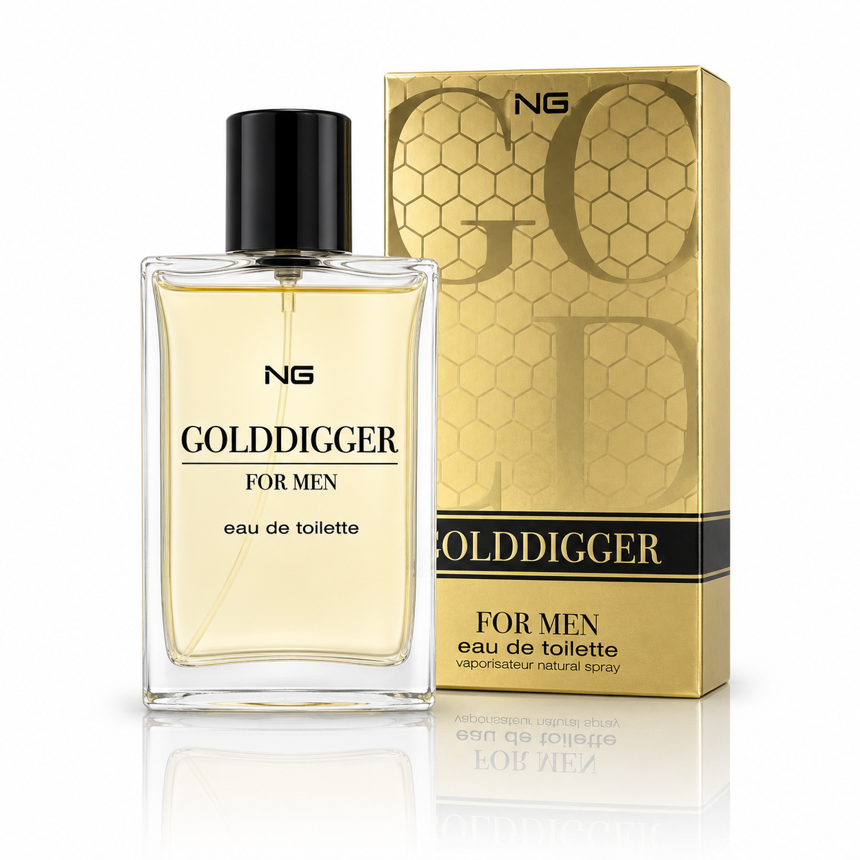Apă de toaletă pentru bărbați, Parfum bărbătesc Golddigger For Men, EDT, 100 ml, NG®