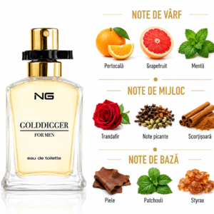 Alternative view of Apă de toaletă pentru bărbați, Parfum bărbătesc Golddigger, EDT, 15 ml, NG®