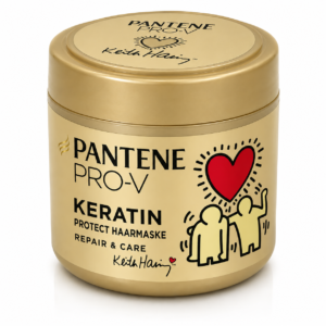 Mască reparatoare pentru păr deteriorat, Pantene Pro-V® Keith Haring Keratin Protect Repair & Care, 300 ml