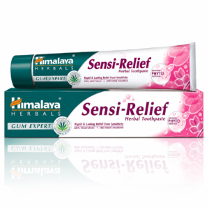 Pastă de dinți Himalaya® Herbals Sensi-Relief Gum Expert, pentru dinți și gingii sensibile, fără fluor, 75 ml