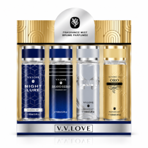 Alternative view of Set 4 sprayuri parfumate pentru bărbați, Fragrance Mist, MC, 4 × 100 ml, V.V.LOVE®