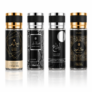 Set 4 sprayuri parfumate Unisex, Fragrance Mist BC, 4×100 ml, V.V.LOVE®