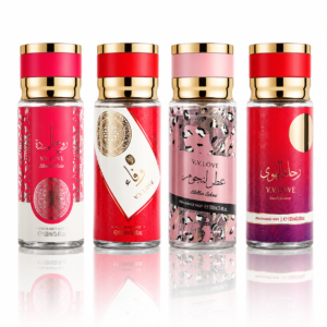 Set 4 sprayuri parfumate Unisex, Fragrance Mist, DC, 4×100 ml, V.V.LOVE®