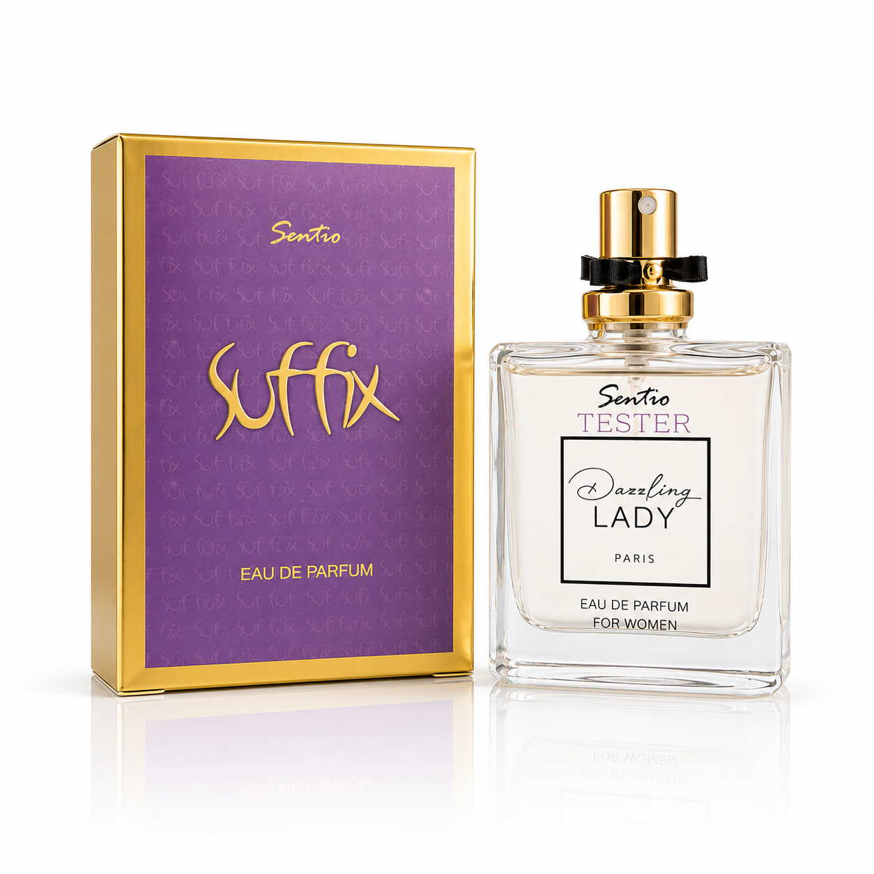 Set 4 x 15 ml Apă de parfum pentru femei, Collection Six, SENTIO® - imagine 3