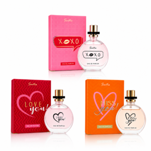 Set 3 x 15 ml, Apă de parfum pentru femei, XOXO, Love You! și Miss You!, SENTIO®