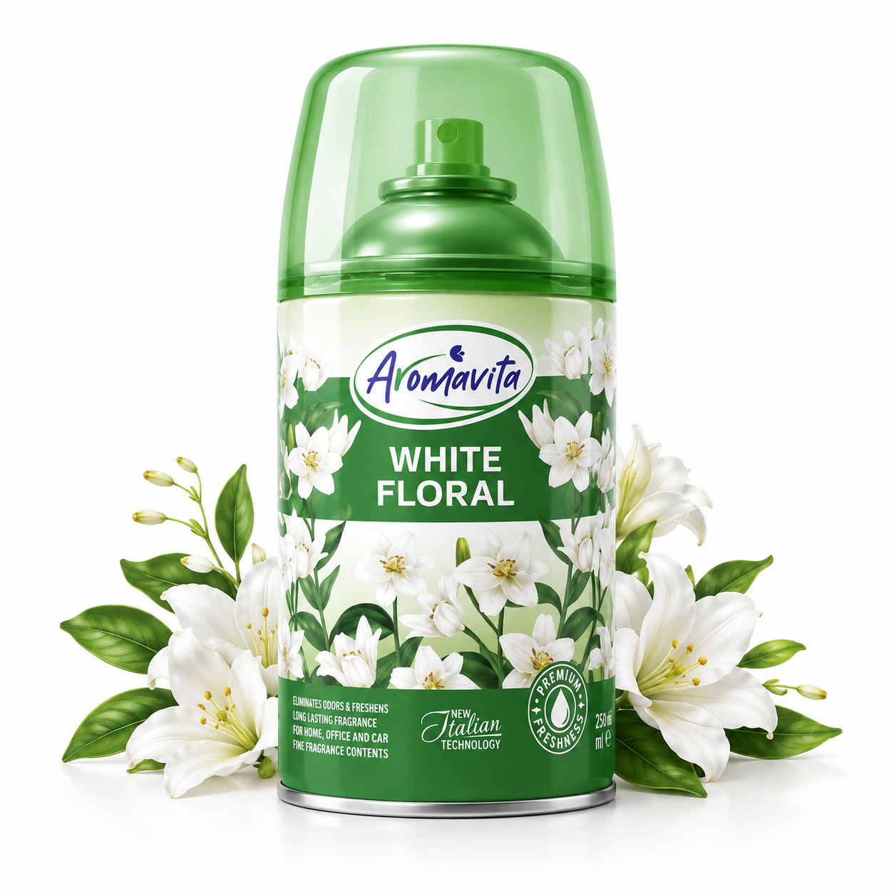 Aromadifuzor, aparat odorizant automat Aromavita®, 3 trepte de pulverizare, funcție extra spray, alb - imagine 7