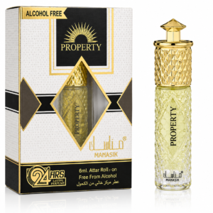Parfum concentrat pentru bărbați, Property Attar Roll-On fără alcool, 6 ml, MANASIK®