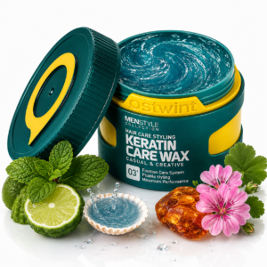 Ceară de păr lucioasă Ostwint Wet Wax 02 Casual & Creative, fixare puternică, efect wet-look, 150 ml