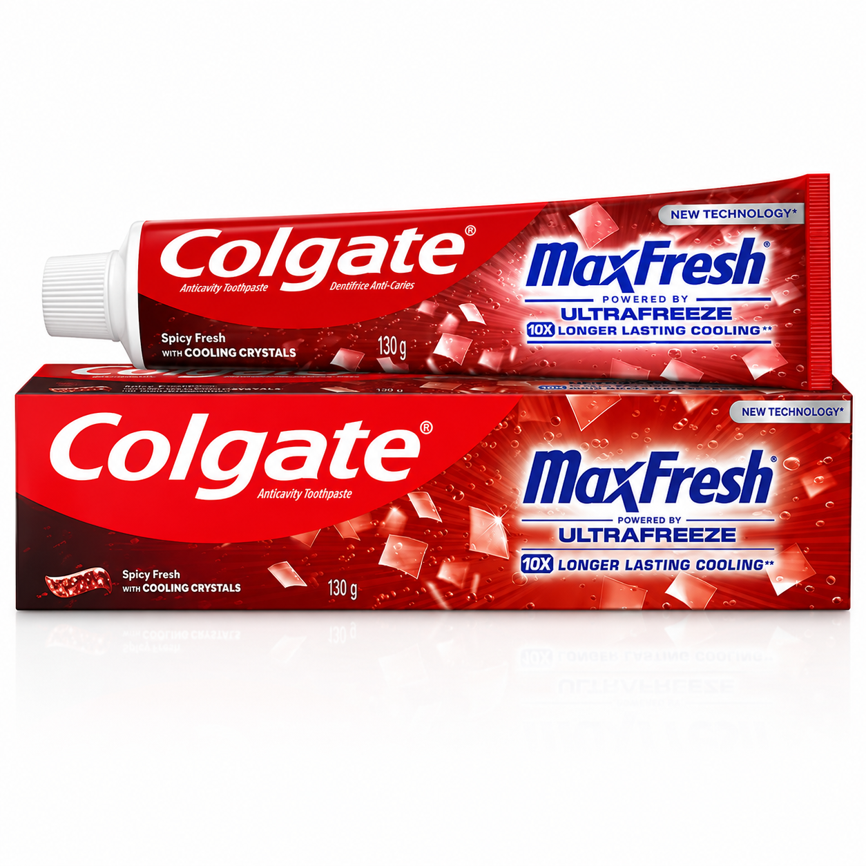 Pastă de dinți Colgate Max Fresh Spicy Fresh cu UltraFreeze și Cooling Crystals, 100 ml