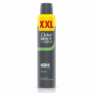 Deodorant antiperspirant spray pentru bărbați Dove Men+Care Fresh, protecție 48H, XXL, 300 ml