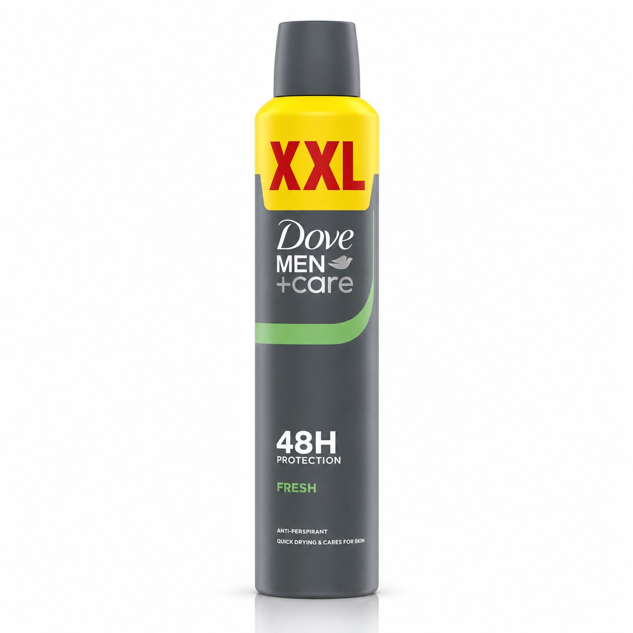 Deodorant antiperspirant spray pentru bărbați Dove Men+Care Fresh, protecție 48H, XXL, 300 ml