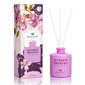 Odorizant de cameră, Difuzor de parfum cu bețișoare Orchard Blossom, Reed Diffuser, 100 ml, Aroma Land®