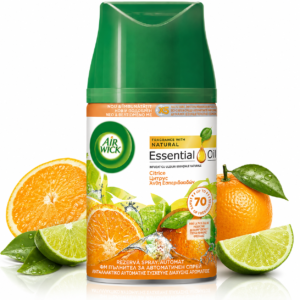Rezervă odorizant de cameră Air Wick® Freshmatic Aromatic Citrus, rezervă spray, 250 ml
