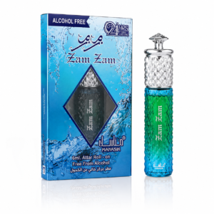 Parfum concentrat unisex, Zam Zam Attar Roll-On fără alcool, 6 ml, MANASIK®