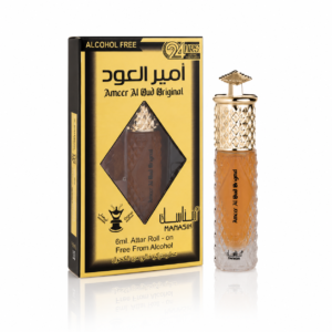 Parfum concentrat pentru bărbați, Ameer Al Oud Original Attar Roll-On fără alcool, 6 ml, MANASIK®