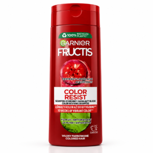 Șampon pentru păr vopsit, Color Resist cu extract de fructe de Açaí, 400 ml, Garnier Fructis®