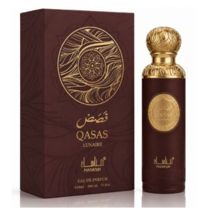 Apă de parfum unisex, Parfum Qasas Lunaire, EDP, 100 ml, MANASIK®