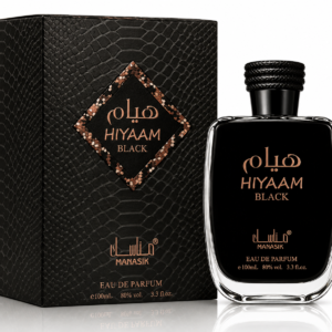 Apă de parfum pentru bărbați, Parfum bărbătesc Hiyaam Black, EDP, 100 ml, MANASIK®