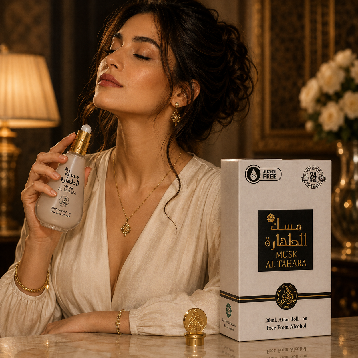 Parfum concentrat, Ulei parfumat Musk Al Tahara, parfum roll-on, 20 ml, AL FAKHR® - imagine 3