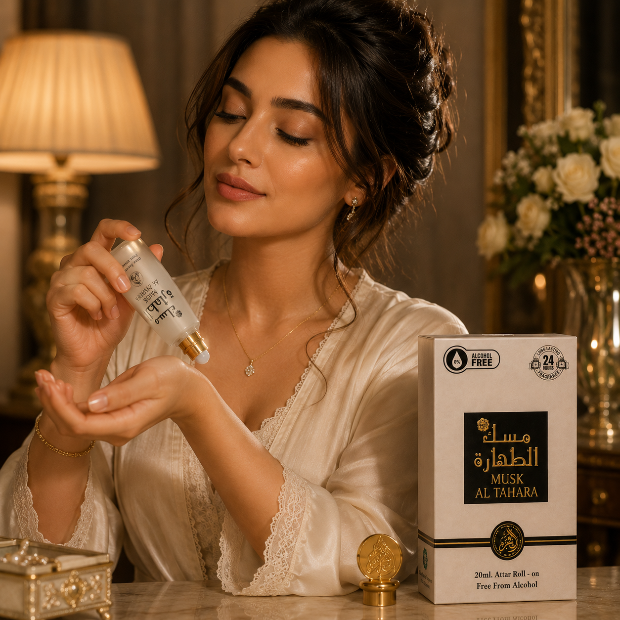 Parfum concentrat, Ulei parfumat Musk Al Tahara, parfum roll-on, 20 ml, AL FAKHR® - imagine 2