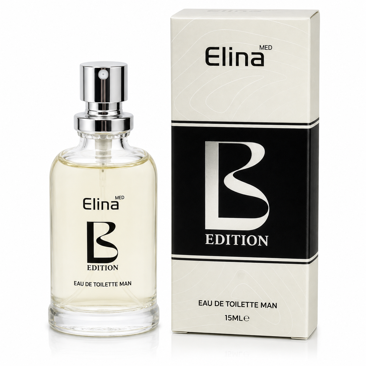 Apă de toaletă pentru bărbați, Parfum bărbătesc B Edition, EDT, 15 ml, Elina MED®