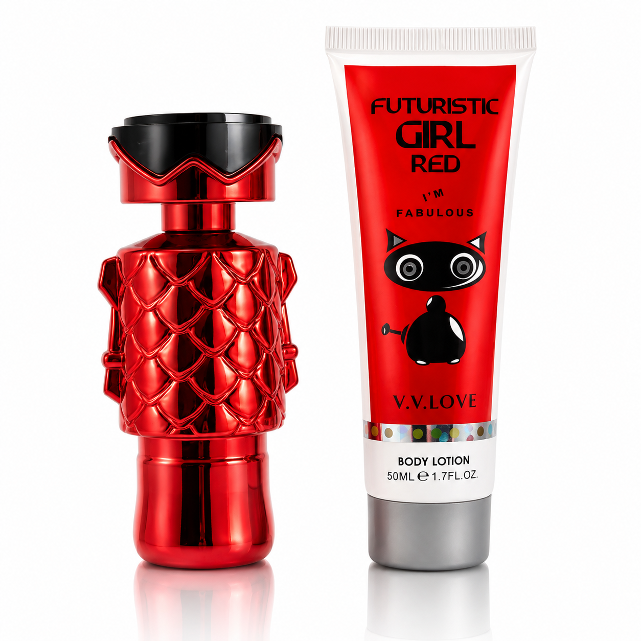 Set cadou pentru femei Divine Lady, Apă de parfum EDP 30 ml + Loțiune de corp 50 ml, V.V. LOVE® - imagine 3