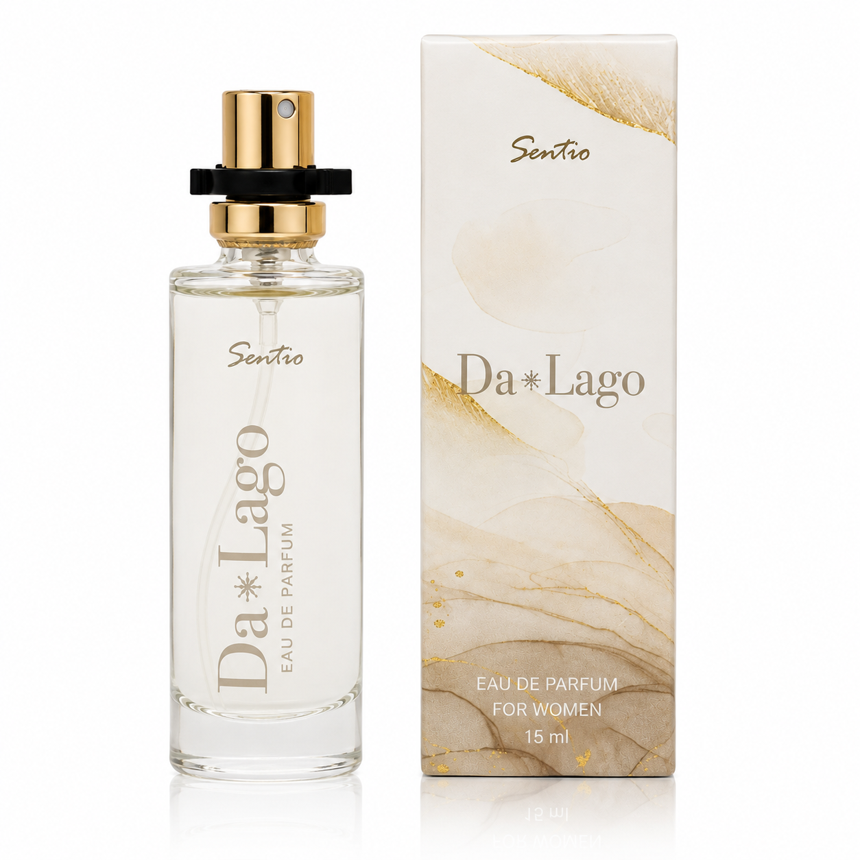 Apă de parfum pentru femei, Parfum damă Da Lago, EDP, 15 ml, SENTIO®