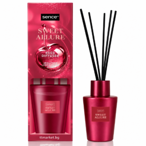 Odorizant de cameră, Difuzor de parfum cu bețișoare Sweet Allure, Reed Diffuser, 100 ml, Sence®