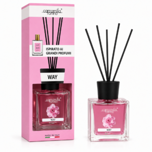 Odorizant de cameră, Difuzor de parfum cu bețișoare, Way, 125 ml, Camomilla Torino®