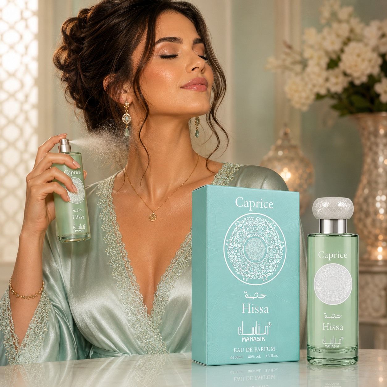 Apă de parfum pentru femei, Parfum damă Hissa Caprice, EDP, 100 ml, MANASIK® - imagine 2