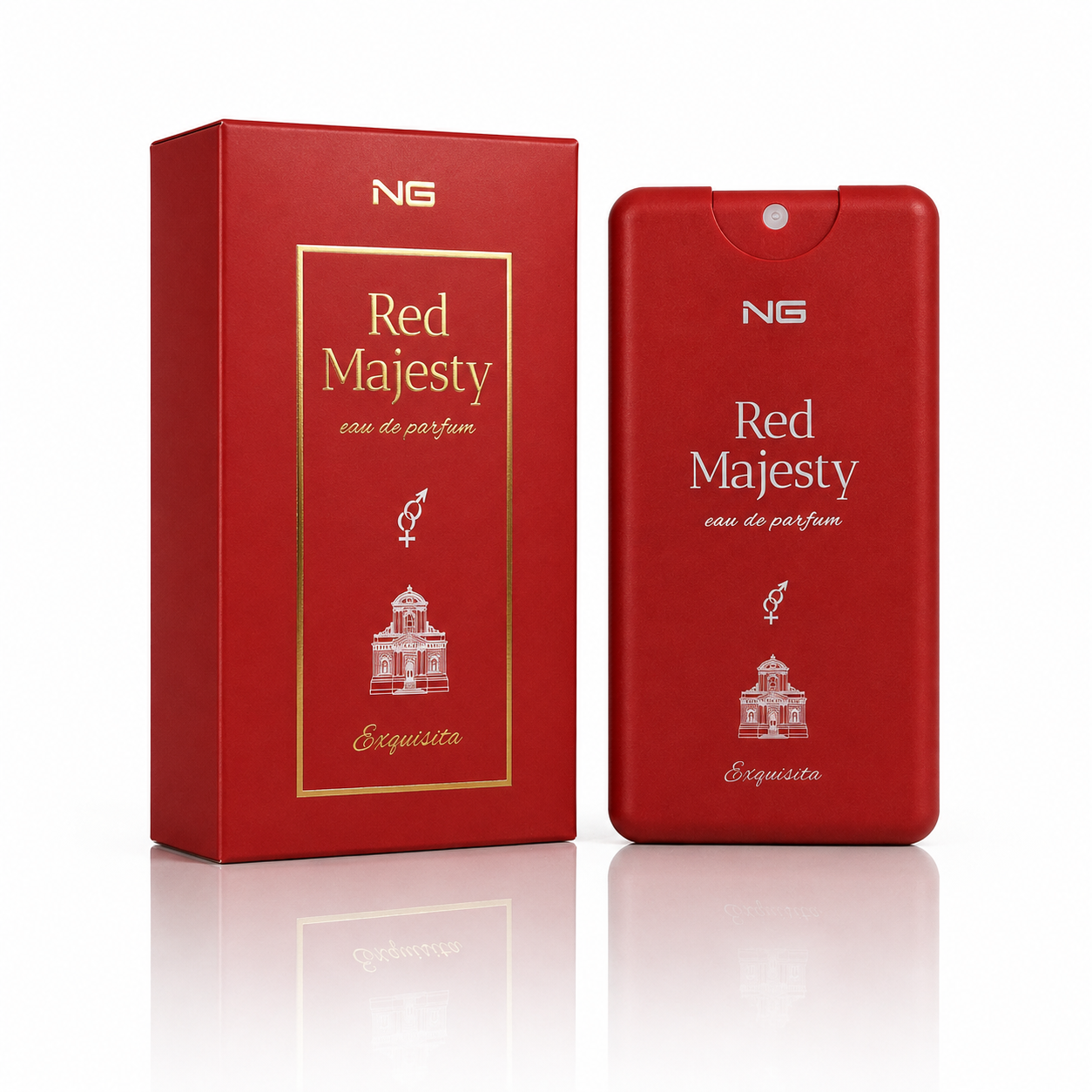 Apă de parfum unisex, Parfum Red Majesty, EDP Card Spray, NG®