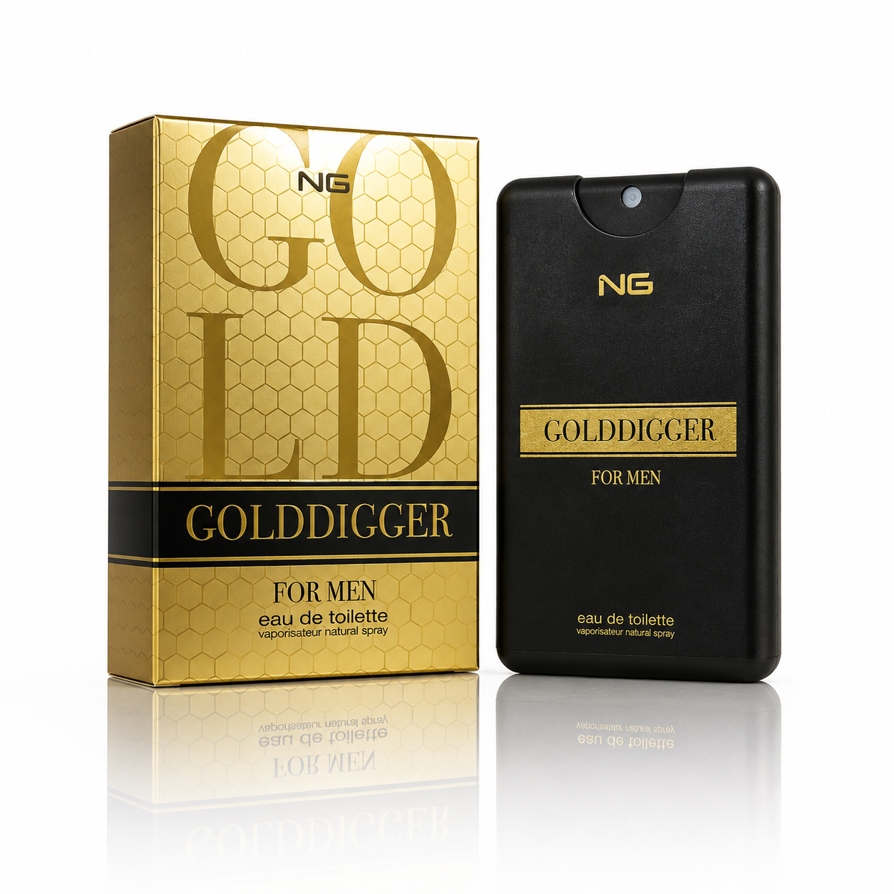 Apă de toaletă pentru bărbați, Parfum bărbați Golddigger for Men, EDT Card Spray, NG®