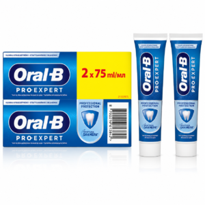 Pastă de dinți Oral-B Pro-Expert Professional Protection Clean Mint, pachet 2 x 75 ml