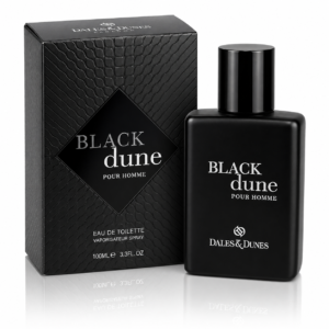 Apă de toaletă pentru bărbați, Parfum bărbătesc Black Dune Pour Homme, EDT, 100 ml, DALES & DUNES®