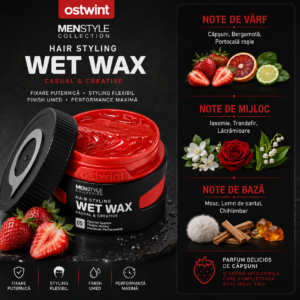 Alternative view of Ceară de păr lucioasă Ostwint Wet Wax, No. 5, fixare puternică, efect wet-look, 150 ml