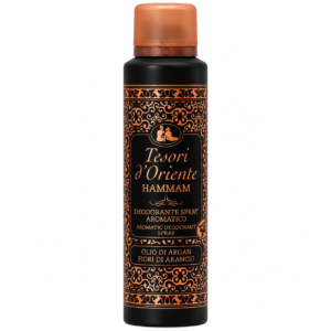 Deodorant spray pentru femei, Hammam, Ulei de Argan și Flori de Portocal, 150 ml, Tesori d’Oriente®
