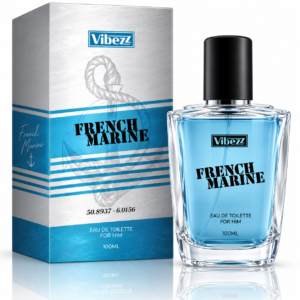 Apă de toaletă pentru bărbați, Parfum bărbătesc French Marine For Him, EDT, 100 ml, Vibezz®