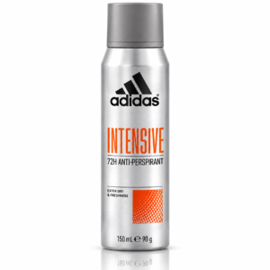 Spray antiperspirant pentru bărbați, Intensive, 72H Anti-Perspirant, Extra Dry & Freshness, 150 ml, ADIDAS®