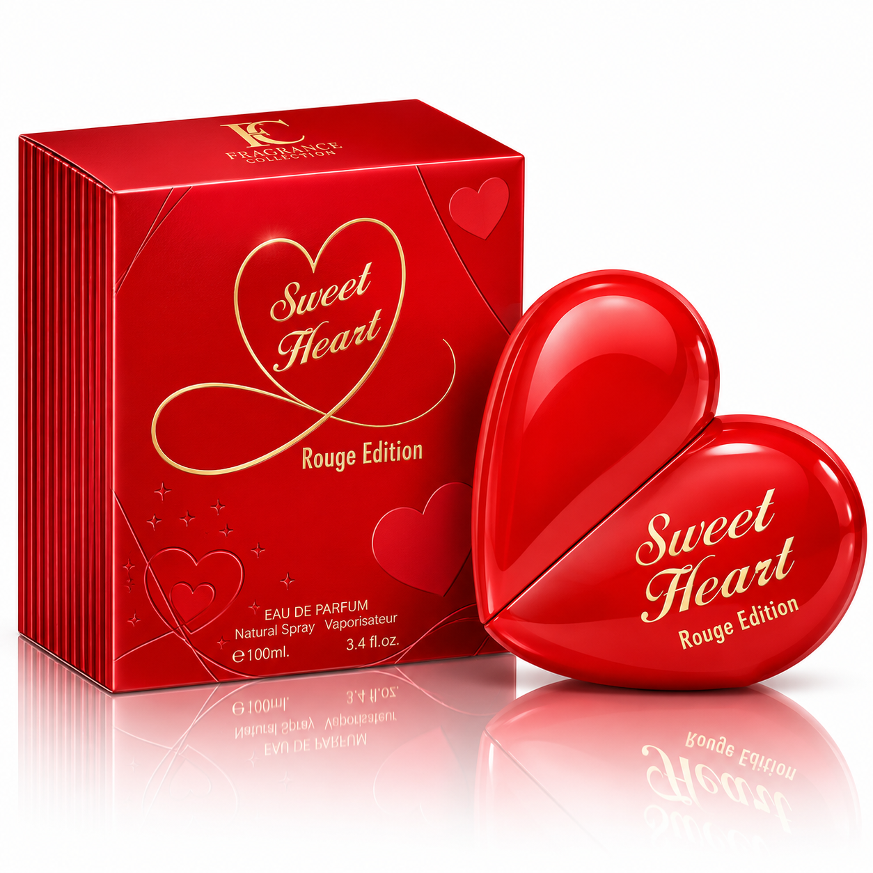Apă de parfum pentru femei, Parfum de damă Sweet Heart Rouge Edition, EDP, 100 ml, Fragrance Couture®