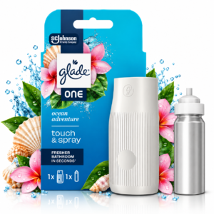 Odorizant de cameră, Aparat + rezervă Glade One Touch & Spray Ocean Adventure