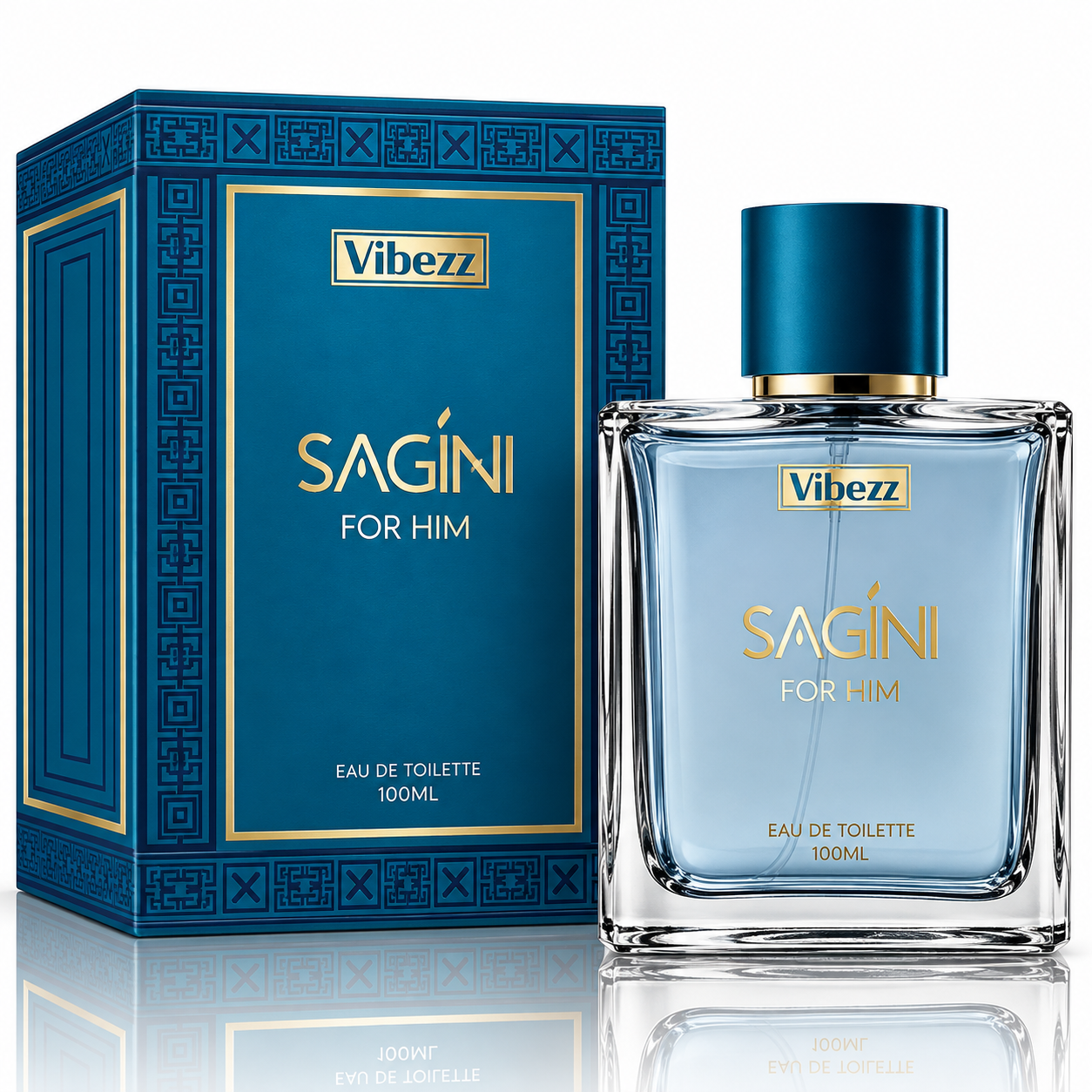 Apă de toaletă pentru bărbați, Parfum bărbătesc Sagíni For Him, EDT, 100 ml, Vibezz®
