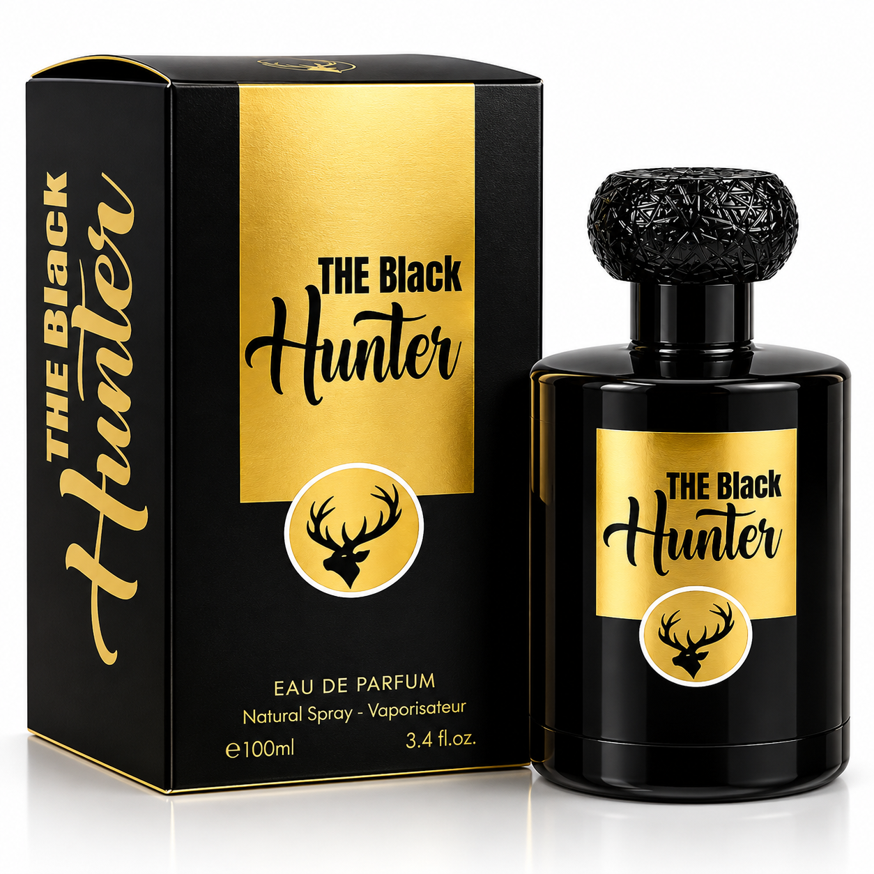 Apă de parfum pentru bărbați, Parfum bărbătesc The Black Hunter, EDP, 100 ml, FRAGRANCE COUTURE®
