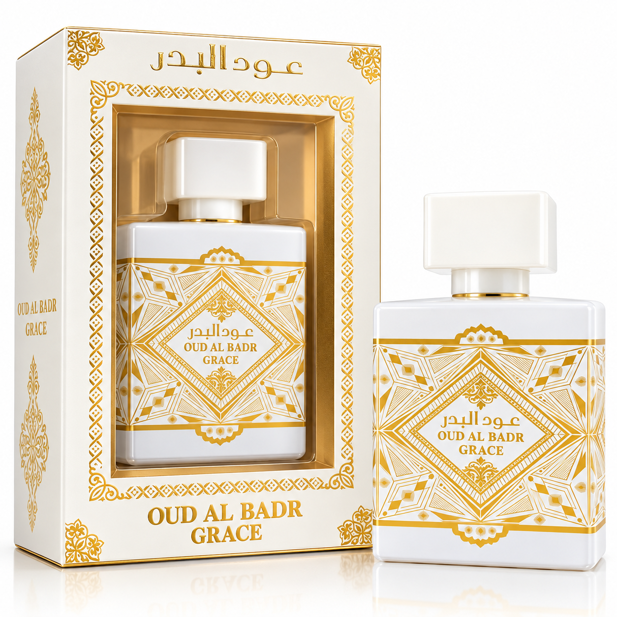 Apă de parfum pentru femei, Parfum de damă Oud Al Badr Grace, EDP, 100 ml, FRAGRANCE COUTURE®