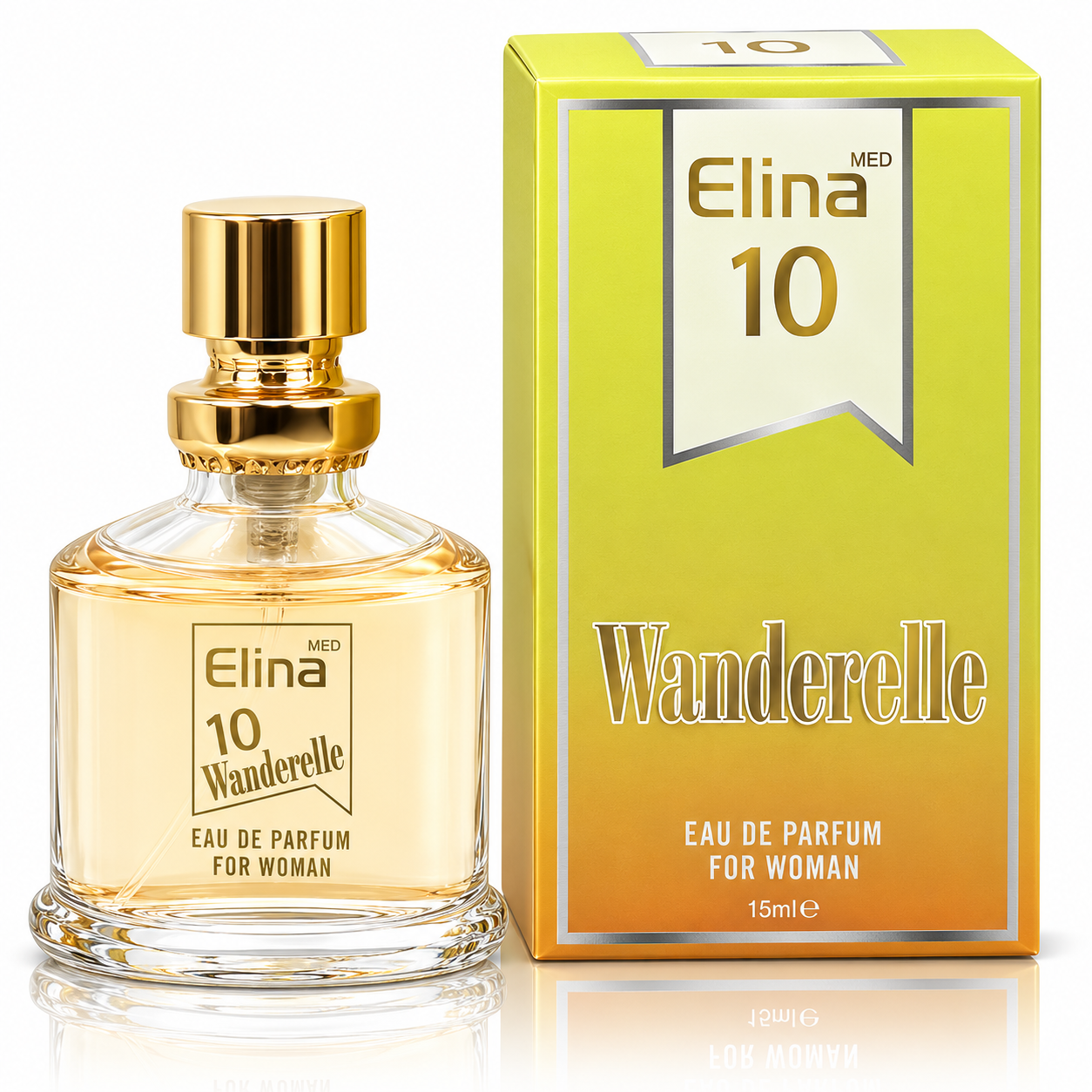 Apă de parfum pentru femei, Parfum damă 10 Wanderelle, EDP, 15 ml, Elina MED®